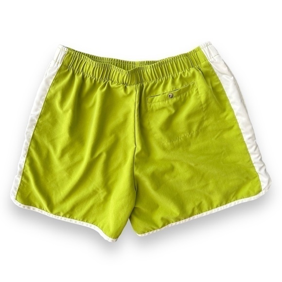 NIKE Lime Green and White Active Shorts | Size Small - Picture 2 of 6